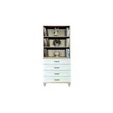 arionkids ARION-KTPLK-013 Sicilya Şifonyer-Çekmeceli & Kitaplık Set | Mdf Kalite | Şık Ve Pratik Set
