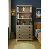 arionkids VMVBRRJTPN Deniz Çekmeceli Şifonyer Ve Kitaplık Set | Mdf | Rehau Kaplama Kapak | Ağaç Ayaklar