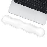 Arisase Yumuşak Klavye Bilek Dinlenme Pedi 14,4 inç Konfor Havalı Silikon Jel Yastık Yazma Oyun Bilek Ağrı kesici Destek Pedi MacBook Magic Klavye Diğer Klavyeler Ofis ve Ev Aksesuarları (Şeffaf)