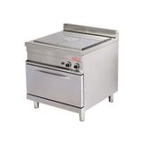 Arisco CE Belgeli 2/1 GN Gazlı Fırın GR922P 850X900X900 mm Bütün Pleyt Ocak Gazlı Kuzine