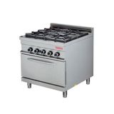 Arisco GR922 Ce Belgeli 2/1 GN Gazlı Fırın 850x900x900 cm 4 Ocaklı Gazlı Kuzine