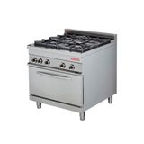 Arisco GR922E Ce Belgeli 2/1 GN Elektrikli Fırınlı 850x900x900 cm 4 Ocaklı Gazlı Kuzine