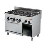 Arisco GR932E 2/1 GN Elektrikli Fırınlı Ce Belgeli 1275x900x900 cm 6 Ocaklı Gazlı Kuzine