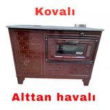 Arısoy Paris Kuzine Soba Uyuyan Alttan Havalı Odun Ve Kömür Sobası Kovalı