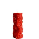 Arista Candle Verdantis, Doğanın Kalbi, Vanilla Kokulu Dekoratif 2 Adet Kırmızı Mum & Kandil