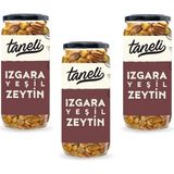 Ariste Taneli 3'lü Izgara Yeşil Zeytin 900 gr (300 gr x 3)