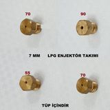 Ariston Ocak Lpg Tüp Dönüşüm Enjektör Takımı 7 Lokma