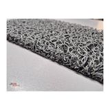 Arısu Kıvırcık Paspas Kaymaz Taban Halı Yolluk Kapı Önü Paspası 14 mm Kalınlık Ölçü Seçenekli 2,6 Kğ/mt2 - Gri - 120 x 50 cm