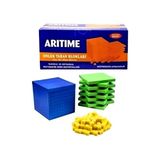 Aritime 100 Parça Renkli Onluk Taban Blokları Eğitim Ürünü Çocuklar İçin Eğlenceli Matematik Aracı
