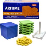 Aritime Onluk Taban Blokları Eğitim Ürünleri 1 Adet Renkli Ölçülerle Matematik Öğrenimine Destek