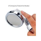 Arıtmalı Tasarruflu Duş Başlığı - 3 Fonksiyonlu Püskürtme MODLARI,%200'E Kadar Artan Su Basıncı Ve%35'e Varan Su Tasarrufu, Kireç ve Klor Azaltıcı Özellikli - 1 lt