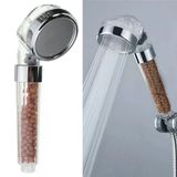 Arıtmalı Tasarruflu Ve Kokulu Duş Başlığı Mineral Boncuklu Lazer Kesim Filtreli Banyo Başlığı