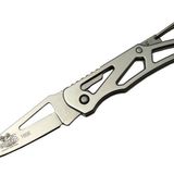 Arizona 1606 Gri Mini Metal Cep Çakısı 14cm - Manuel Kemerlikli