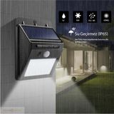 Arizzonna Hareket Sensörlü Güneş Enerjili LED Aydınlatma Dış Mekan Bahçe 20 LED Li - Beyaz - 10 - 20 W