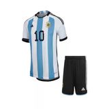 Arjantin A01016 2022-2023 Sezonu İç Saha Messi Çocuk Forması
