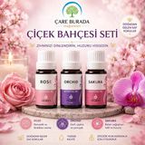Arjens Rose & Orchıd & Sakura Esans 10 Ml | Çiçek Bahçesi Seti