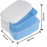 Ark 2 Katlı Pratik Beslenme Kutusu Okul ve Ofis Tipi Lunch Box Karışık Renk 1 Adet