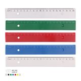 Ark 20 Cm Şeffaf Ve Opak Renkli Plastik Cetvel