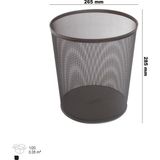 Ark 260x280 1145 Metal Konik Perforeli Çöp Kovası
