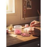 Ark Çok Amaçlı Hobi ve Ofis Lastik Bant Seti Pastel Renk 70 Gr. - Pembe