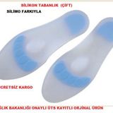 Ark Desteği Jel Düz Tabanlık Silikon Ayak Tabanı Boşluk Doldurucu