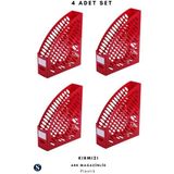 Ark Magazinlik 2060 (4 Adet) - Ateş Kırmızı