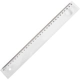 Ark Mercekli Geniş Büro Cetveli 30 cm Dayanıklı Plastik Malzeme ile Ofis ve Okul Kullanımına Uygun