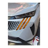 Ark Sticker Peugeot 3008 2024-2026 Gündüz Led Sticker Turuncu