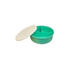 Ark Yuvarlak 3 Bölmeli Pratik Saklama Kabı (Lunch Box) Renkli