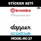 Arka Cam Yazilari Coklu - Sticker Araba Cam Bagaj Uyumlu Et,Ket Kask Motosiklet Dolap Cam Uyumlu Yapiskan