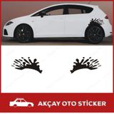 Arka Çamur Sıçraması Sticker Çamurluk Sticker Araba Sticker