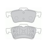 Arka Fren Balata Ford Focus Iı 05- / Connect 06- / C-Max 06- / Nıssan Prımera P12 02- / Renault Laguna Iı 01- / Megane Iı / Latıtude / Opel Vectra 03-