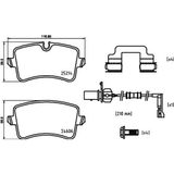 Arka Fren Balatası 210Mm Audi Mga-56504