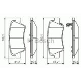 Arka Fren Balatasi Elantra 10--83022ka10, 583020aa10, 583022ha51,