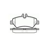 ARKA FREN BALATASI-TEK TEKER- (VW CRAFTER 06-16 MERCEDES SPRINTER 06-16) **FISLI** MGA-55216