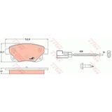 Arka Fren Balatası Transıt V347-v348 06 11 Fıslı