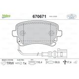 ARKA FREN BALATASI TRANSPORTER 1.9TDI 2.0I 2.5 3.2I V6 03- VALEO