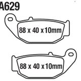 Arka Fren Disk Balatası Fa629 Ask Drift L (Em) Honda Msx 125 Cbr 125 Crf 250(17-..) Suzuki Gsx-R 125