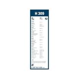 Arka Silecek Toyota Yaris (2012-2019), Auris (2007-2012), Hyundai I20 (2008-2014) H309 3397011630 - Ahşap - Option-1