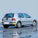 Arka Tampon Sağ Köşe Bandı Siyah Tip 1J6807792 VW Golf 4 ile uyumlu 1998-2004