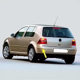 Arka Tampon Sol Köşe Bandı Boyanır Tip 1J6807791A VW Golf 4 ile uyumlu 1998-2004