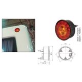 Arka Üst Aydınlatma Lambası Sinyal + Park 12V Ledli Bmc Otobüs 09- (1 Ad )
