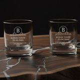 Arkadaşa Özel Hediyelik 2’li Kentucky Reserve Viski Glass Seti - Beyaz - 2 Adet