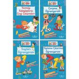 Arkadaşım Çağlar 4 Kitap Set - Yazmayı Kolaylaştırıcı Çizgi Çalışmaları - Çarpma Öğreniyorum - Sayıları Öğreniyorum - Toplama Çıkarma Öğreniyorum
