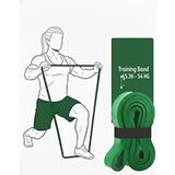 Arkagan 54 kg Direnç Bandı, Barfiks Direnç Bandı, Kas Geliştirme Direnç Lastiği, Fitness Egzersiz Bandı - Yeşil