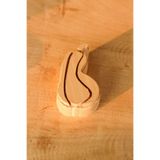 Arkaik Craft Bal Kabağı Ahşap Baskı Kalıbı Ihlamur Kumaş Baskı Kalıbı (11x 8 cm)
