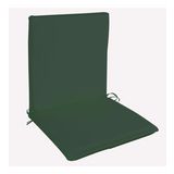 Arkalıklı Sırt Kısımlı Bahçe Koltuk Sandalye Minderi 48x90x5cm Yeşil