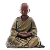 arkeo art Shaolin Rahip Zen Meditasyon Heykeli - Mindfulness ve Yoga Dekoru - Spiritüel Aydınlanma Hediyesi