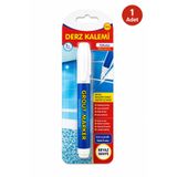 Arkhelais Derz Kalemi - Fayans Derz Boyası - Beyaz Derz Dolgu Yenileme Kalemi Su Bazlı Hızlı Kuruyan Derz Boyama Kalemi 1 Adet