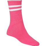 Arki Enerji Kadın Erkek Spor Futbol Tenis Uzun Renkli Pamuklu Çorap (3 Çift) - 36 - 40 - Açık Pembe
